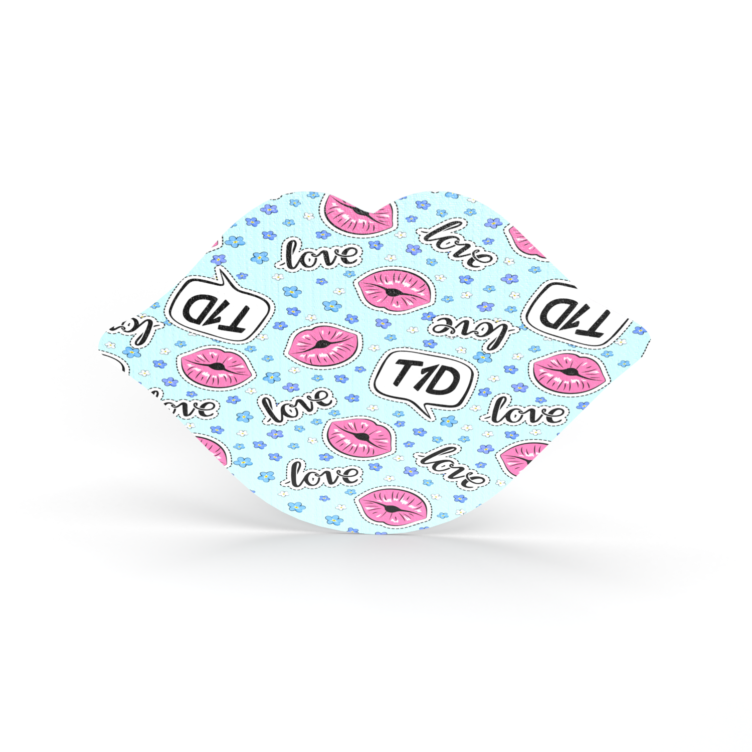 T1D Love - Yoga Leggings plus 15 Matching Lip Shaped Grips - Extreme Formula - GrifGrips