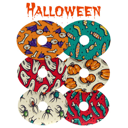 Halloween Combo in Ovals - Extreme Adhesive - 15 Pack - CGM, Infusion & Pump Grips