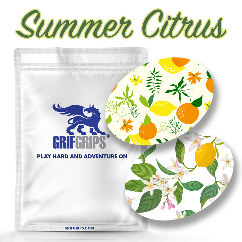 Summer Citrus Combo: Extreme Formula - 20 Pack Grips - Oval Shapes - GrifGrips